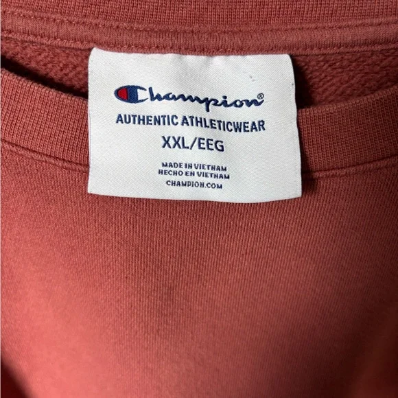 Champion Women’s Dusty Rose Crewneck Sweatshirt - Women XXL - Picture 3 of 4